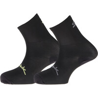 Spiuk calcetines ciclismo PACK 2 UD ANATOMIC MEDIO FS UNISEX NEGRO vista frontal