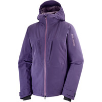 Salomon chaqueta esquí mujer HIGHLAND JACKET W NIGHTSHADE vista frontal