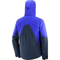 Salomon chaqueta esquí hombre BRILLIANT JACKET M CARBON/Surf The Web 03