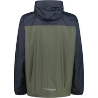 Cmp chubasquero hombre MAN JACKET RAIN FIX HOOD vista trasera