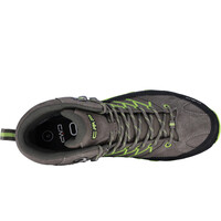 Cmp bota trekking hombre RIGEL MID TREKKING SHOE WP vista trasera