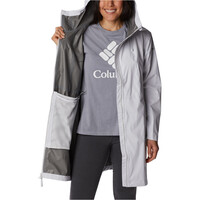 Columbia chaqueta impermeable mujer Weekend Adventure Long Shell vista detalle