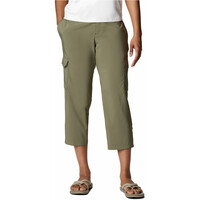 Columbia pantalón montaña mujer Silver Ridge Utility Capri vista frontal