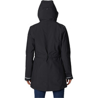 Columbia chaqueta impermeable mujer Here and There Trench II Jacket vista trasera