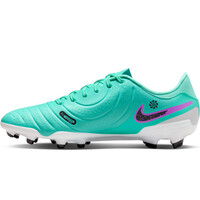 Nike botas de futbol cesped artificial TIEMPO LEGEND 10 ACADEMY FG/MG TURQNE lateral interior