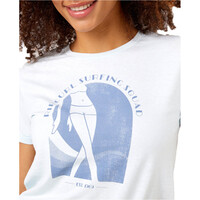 Rip Curl camiseta manga corta mujer RE-ENTRY CREW NECK TEE vista detalle