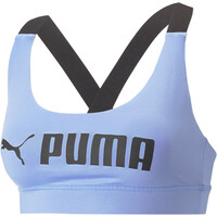 Puma sujetadores deportivos Mid Impact Puma Fit Bra vista frontal