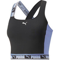 Puma camiseta tirantes fitness mujer Train Puma Strong Fashion Branding Tank vista detalle