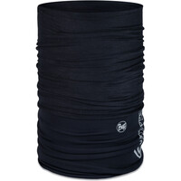 Buff tubular Windproof SOLID BLACK vista frontal