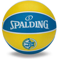 Spalding balón baloncesto Euroleague Team Sz7 Rubber Basketbal - M vista frontal