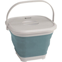 Outwell varios menaje COLLAPS BUCKET SQUARE cubo con tapa vista frontal