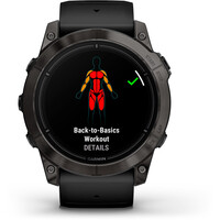 Garmin pulsómetros con gps EPIX PRO, 51, Saph, CrbnGryDLC Ti, Black 05