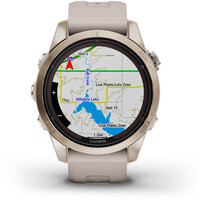 Garmin pulsómetros con gps fenix 7S Pro Saph Solar, Cream Gold SS w 06