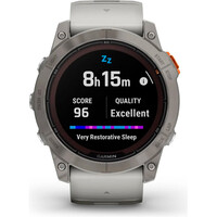 Garmin pulsómetros con gps fenix 7X Pro Sapph Sol Ti w/Gray/Orange 10