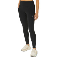 Asics malla larga running mujer ROAD HIGH WAIST TIGHT vista frontal