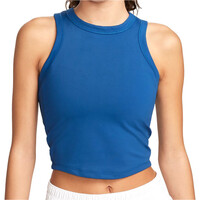 Nike sujetadores deportivos W NK ONE FITTED DF CROP TANK vista frontal