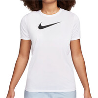 Nike camisetas fitness mujer W NK DF TEE RLGND HBR vista frontal