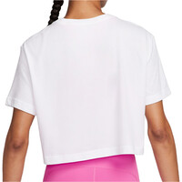 Nike camisetas fitness mujer W NK Pro GRX SS vista trasera