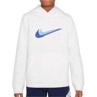 Nike sudadera niño B NSW SI FLC PO HOODY BB vista frontal