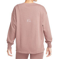 Nike sudadera mujer W NSW AIR OOS FLC CREW vista trasera