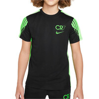 Nike camisetas entrenamiento futbol manga corta niño CR7 K NK DF ACD23 TOP SS NEVE vista frontal