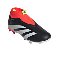 adidas botas de futbol niño cesped artificial PREDATOR LEAGUE LL FG J NEBLRO lateral interior