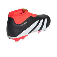 adidas botas de futbol niño cesped artificial PREDATOR LEAGUE LL FG J NEBLRO vista trasera