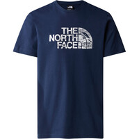 The North Face camiseta montaña manga corta hombre M S/S WOODCUT DOME TEE vista frontal