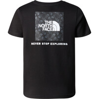 The North Face camiseta montaña manga corta niño B S/S REDBOX TEE (BACK BOX GRAPHIC) vista trasera