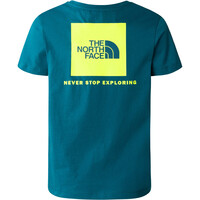 The North Face camiseta montaña manga corta niño B S/S REDBOX TEE (BACK BOX GRAPHIC) vista trasera