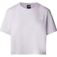 The North Face camiseta montaña manga corta mujer W CROPPED SIMPLE DOME TEE vista frontal