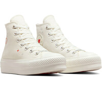 Converse zapatilla moda mujer Chuck Taylor All Star Lift lateral interior