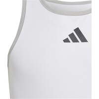 adidas camiseta tenis manga corta niño G CLUB TANK vista detalle