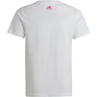 adidas camiseta manga corta niña G LIN T vista trasera