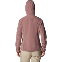 Columbia chaqueta softshell mujer Sweet As Softshell Hoodie vista trasera