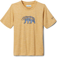 Columbia camiseta montaña manga corta niño Mount Echo Short Sleeve Graphic Shirt vista frontal