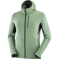 Salomon forro polar hombre ESSENTIAL LTWARM HD M vista detalle