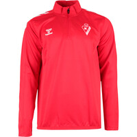 Eibar sudadera entrenamiento fútbol EIBAR 24 HALF ZIP POLY SWEAT vista frontal