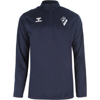 Eibar sudadera entrenamiento fútbol EIBAR 24 HALF ZIP POLY SWEAT vista frontal