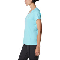 Columbia camiseta montaña manga corta mujer Zero Rules Short Sleeve Shirt vista detalle