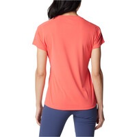 Columbia camiseta montaña manga corta mujer Zero Rules Short Sleeve Shirt vista trasera