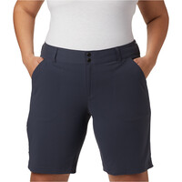 Columbia pantalón corto montaña mujer Saturday Trail Long Short vista frontal