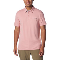 Columbia camiseta montaña manga corta hombre Nelson Point Polo vista frontal