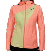 Mizuno sudadera tenis mujer Release Hooded Jacket (w) vista frontal