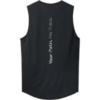 Nnormal camisetas trail running tirantes hombre RACE TANK BLACK vista trasera