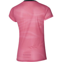 Mizuno camiseta entrenamiento manga corta mujer Premium Aero Tee (w) vista trasera