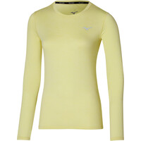 Mizuno camisetas fitness mujer Impulse core LS Tee (w) vista frontal