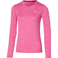 Mizuno camisetas fitness mujer Impulse core LS Tee (w) vista frontal