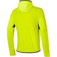 Mizuno CHAQUETA RUNNING HOMBRE Warmalite Hybrid FZ vista trasera