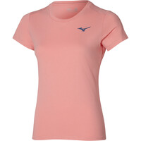 Mizuno camiseta entrenamiento manga corta mujer Mizuno Tee (w) vista frontal